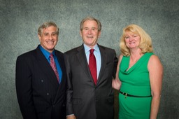 Ira and Kim with President George W. Bush