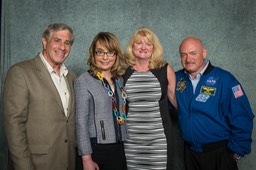 Ira, Congresswoman Gabby Giffords, Kim and Austranaut Mark Kelly